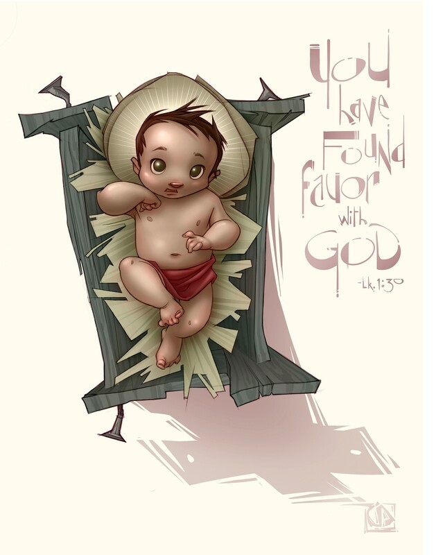 FAVORED Art Print