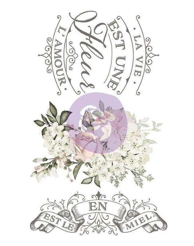 La ie est une Fluer Decor Transfer La ie est une Fluer Decor Transfer