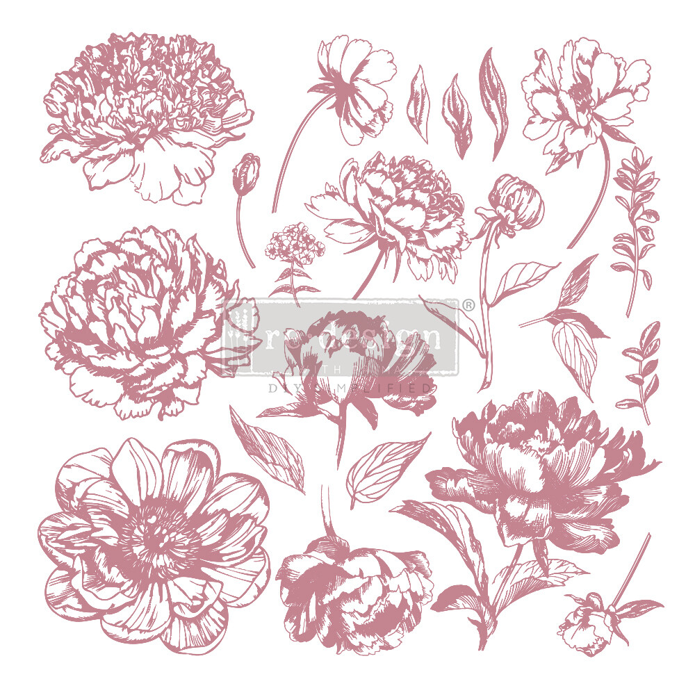 Decor Stamps: Linear Floral