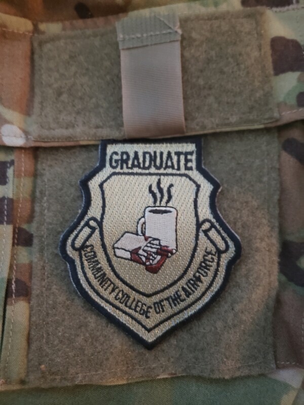 CCAF Graduate Patch (Subdued Green)
