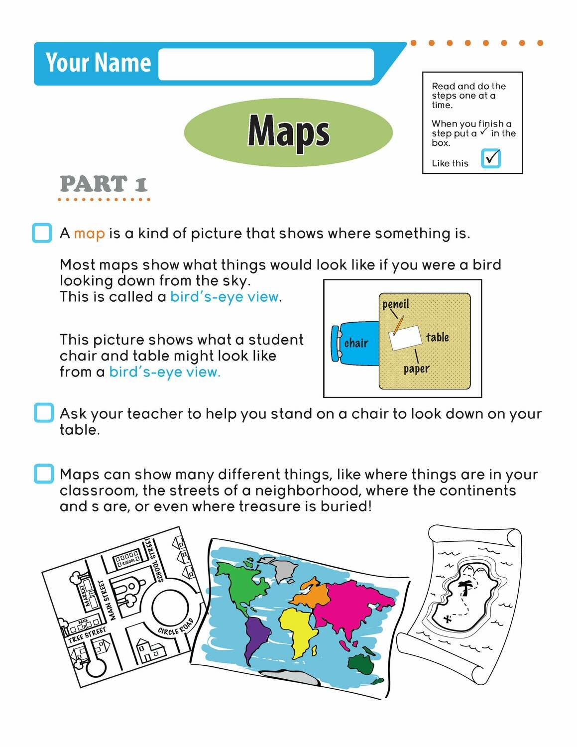 Independent Learning Activity - Maps