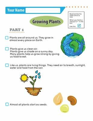 Independent Learning Activity - Growing Plants