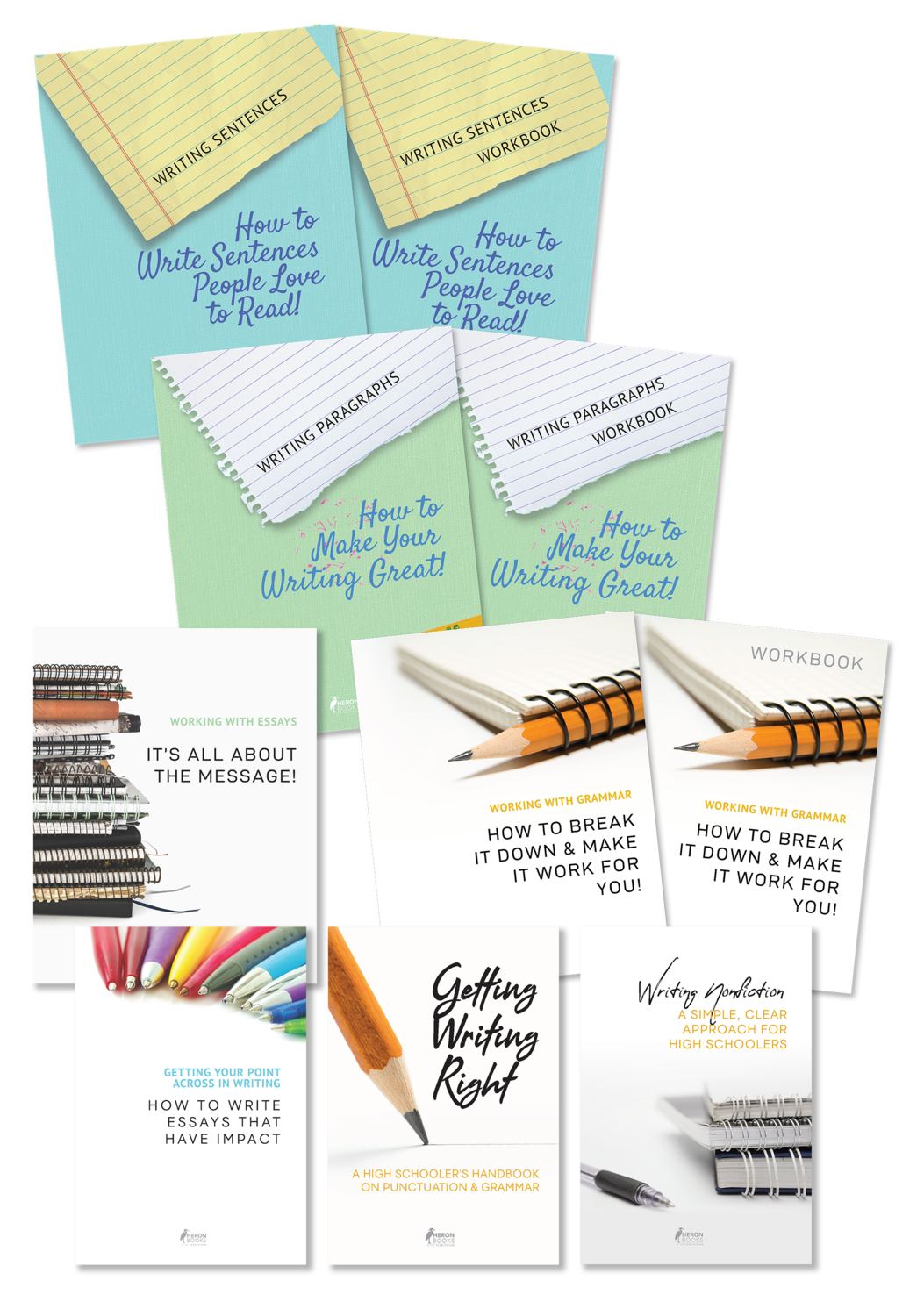 The Complete Heron Writing Series (for Grades 4-10)