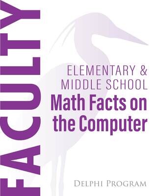 Elementary and Middle School Math Facts on the Computer Program (homeschool)