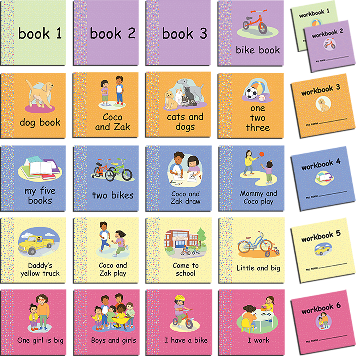 My First Books and Workbooks (Complete Set: 20 Books + 6 Workbooks)