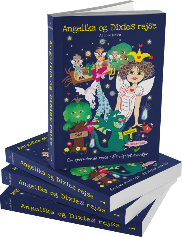 Angelika og Dixies rejse - Hardcover bog