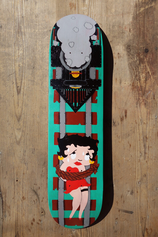 &quot;Panic On The Railroad&quot; Original Painting