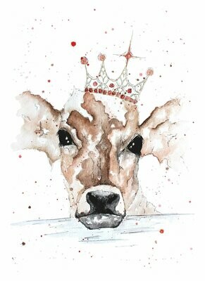 'Her Royal Moojesty' Limited Edition Print