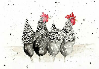 'Hens' Limited Edition Print