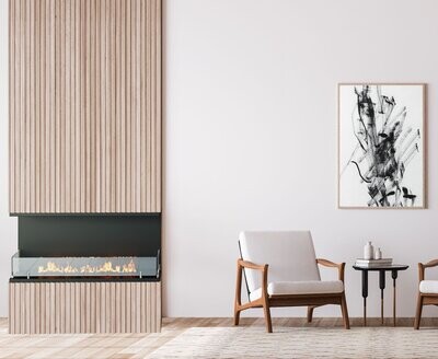 Le Feu Clever 3 Sided Panorama Bioethanol Fireplace