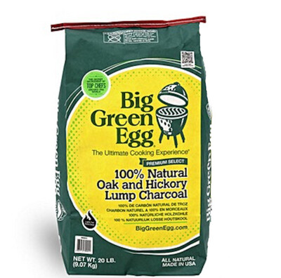 Big Green Egg Premium 100% Natural Oak & Hickory Lump Charcoal x3 Bags