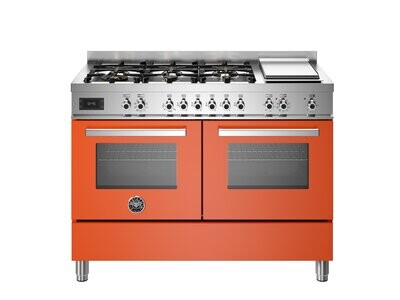 Bertazzoni Professional 120 cm 6-burner + griddle, Electric Double Oven