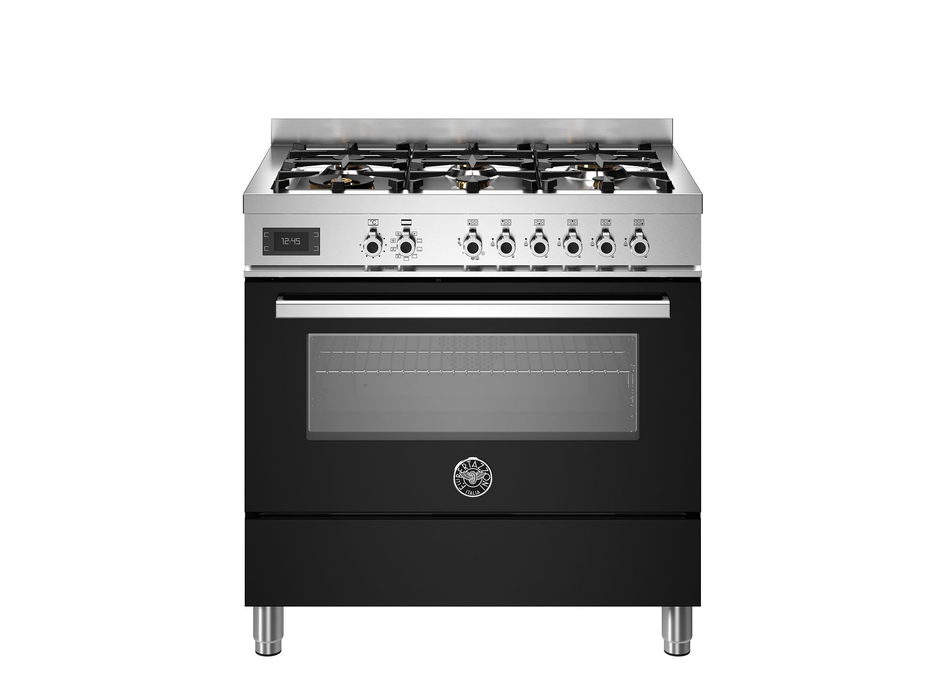 Bertazzoni Professional 90cm 6-Burner, Electric Oven 