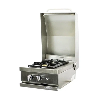 Open’Cook Integrated Two 3kW Burners Hob With Lid