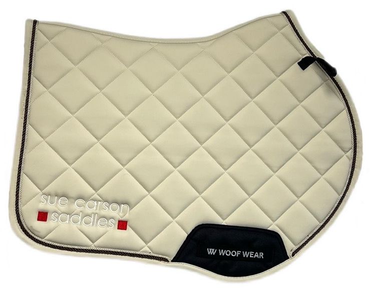 Woof Wear Vision Aura Close Contact Saddle Pad - Stone