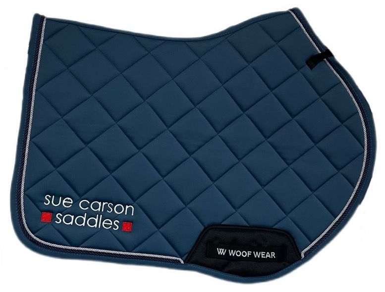 Woof Wear Vision Aura Close Contact Saddle Pad - Petrol Blue