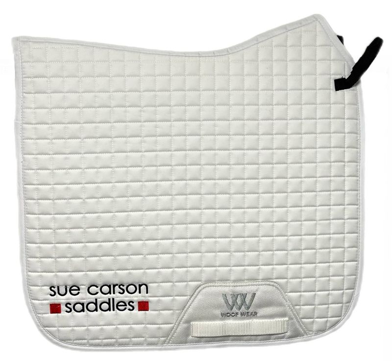 Woof Wear Dressage Saddle Pad - White