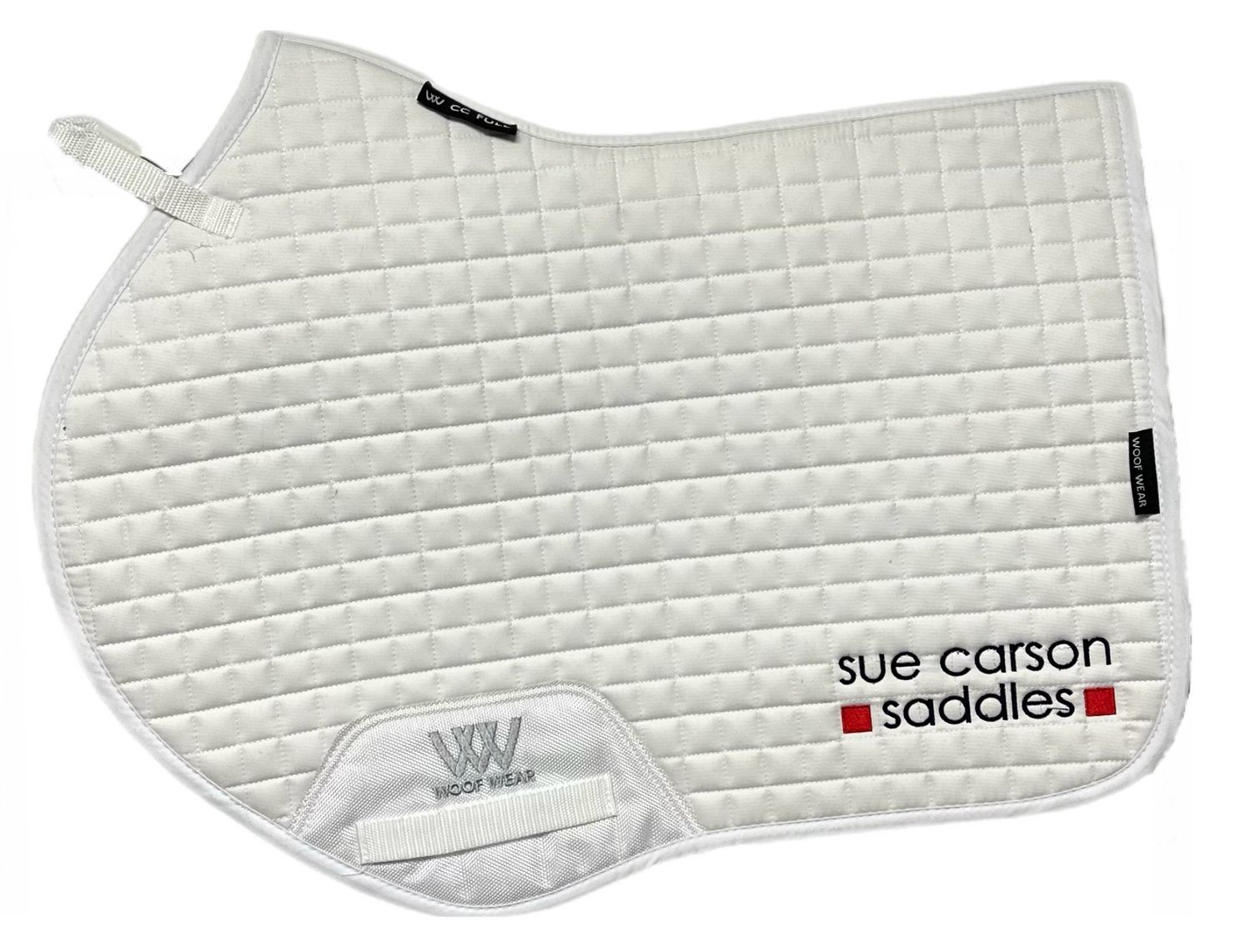 Woof Wear Close Contact Saddle Pad - White