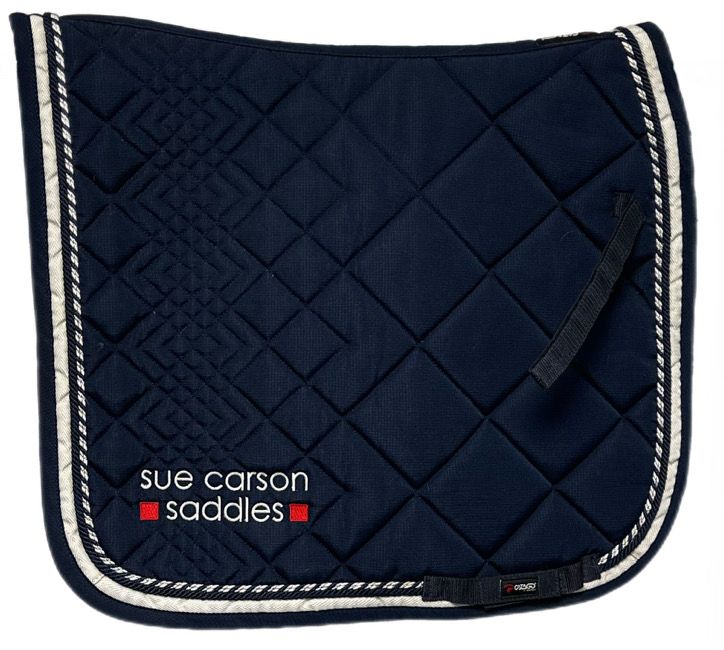 Catago Diamond Dressage Saddle Pad - Navy