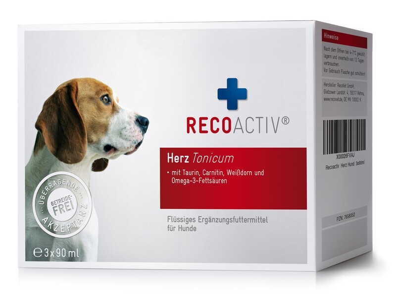 RECOACTIV® Herz Tonicum für Hunde, MHD 10/26