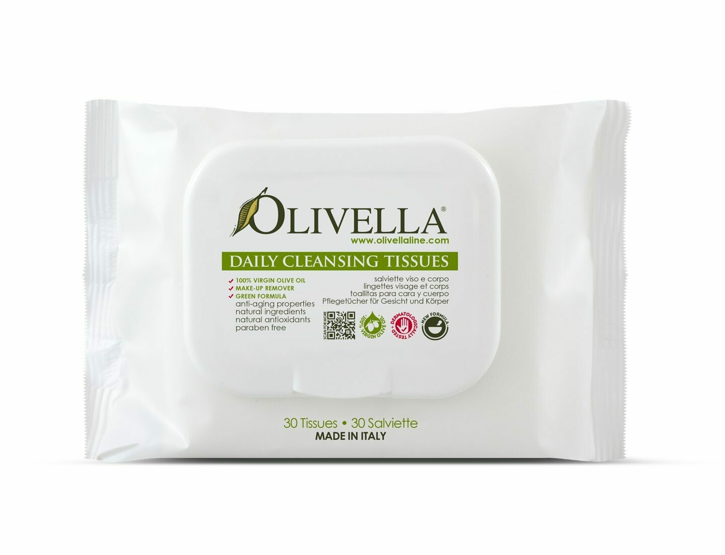 OLIVELLA CLEANSING TISSUES