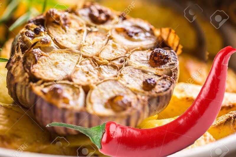 ROASTED GARLIC CHILI INFUSED EVOO ROASTED GARLIC CHILI INFUSED EVOO