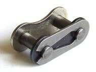 Kettenschloss Renold 21.5mm ACHS-d4mm Stahl mit Platte und Feder