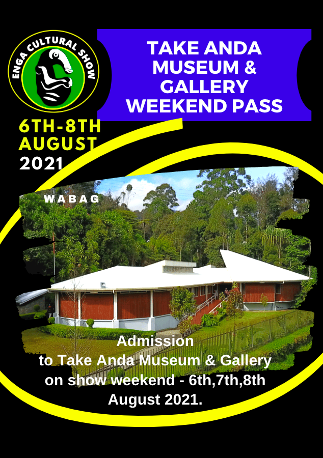 TAKE ANDA MUSEUM PASS > Admission to Take Anda Museum & Gallery on show weekend – Friday 6th August, Saturday 7th August and Sunday 8th August 2021. TAKE ANDA MUSEUM PASS > Admission to Take Anda Museum & Gallery on show weekend – Friday 6th August, Saturday 7th August and Sunday 8th August 2021.