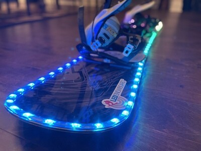 New LED Snowboard Design