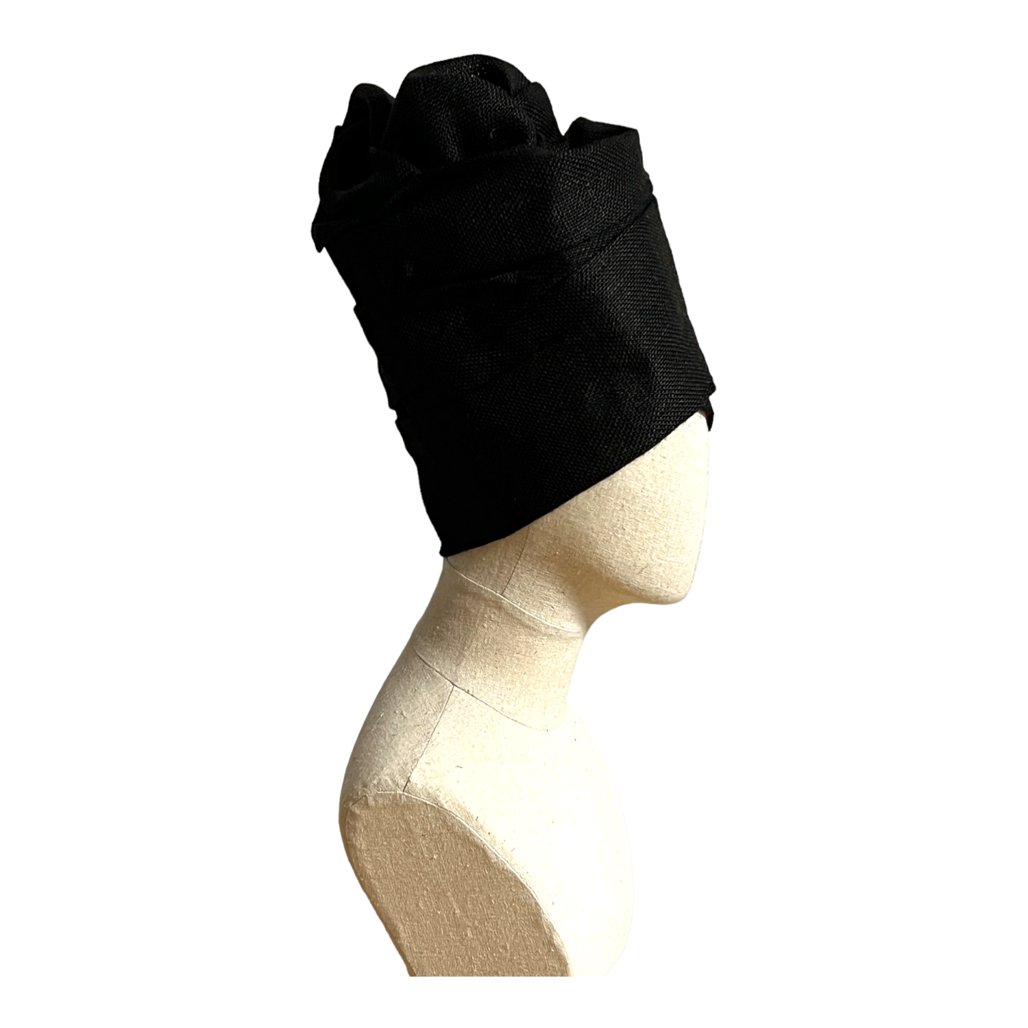 BLACK toile de jute noir
