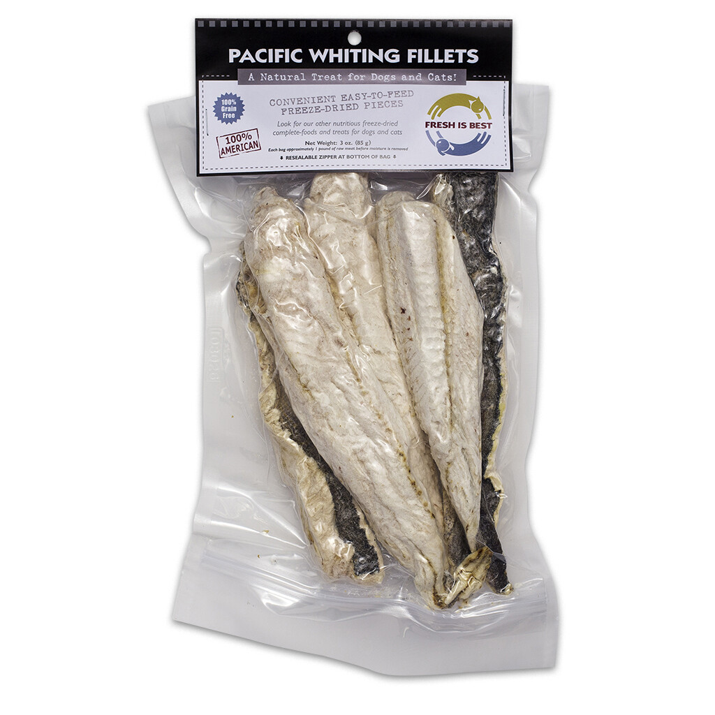 Freeze-Dried Pacific Whiting Fillets