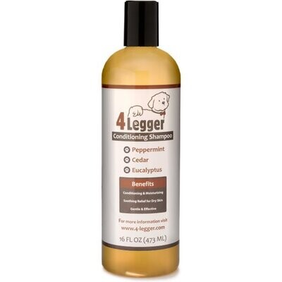4 Legger Conditioning Dog Shampoo -Peppermint Cedar Eucalyptus (16 oz)
