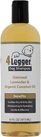 4 Legger Dog Shampoo - Oatmeal Lavender (16 oz)