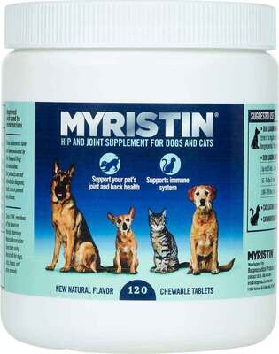 Myristin Hip and Joint Formula (120 chews)