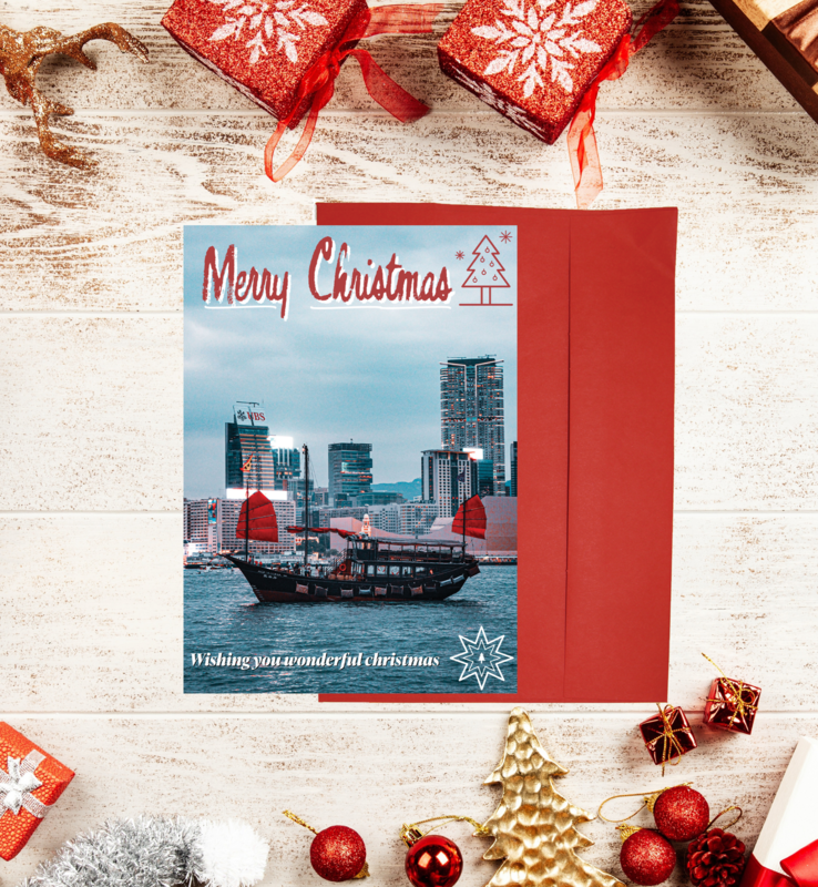 2022 HK Christmas Card 4 (Aqua Luna in the winter)