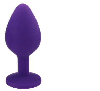 Silicon Anal Plug Singlepack purple/white