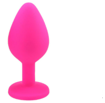 Silicon Anal Plug Singlepack pink/white