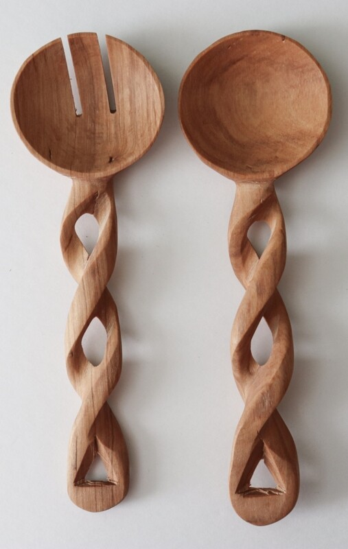 Carved Salad Servers