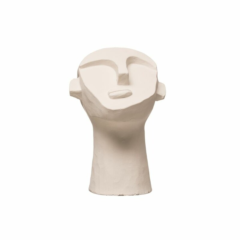 Sculptural Cement Face 