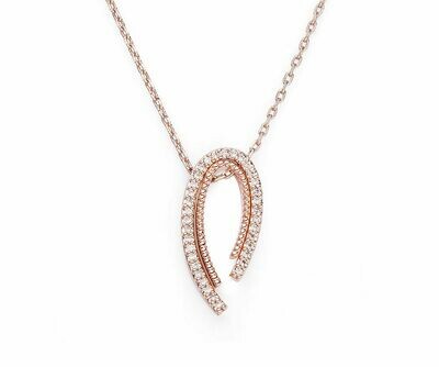 Cubic Zirconia Rose Gold colour Pendant Cubic Zirconia Rose Gold colour Pendant