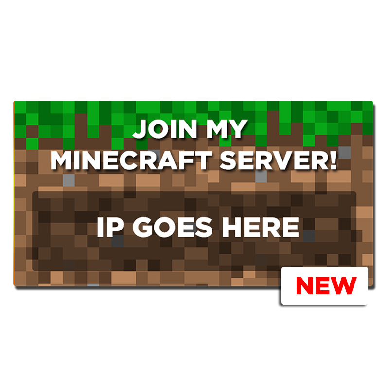 Minecraft Server IP Overlay