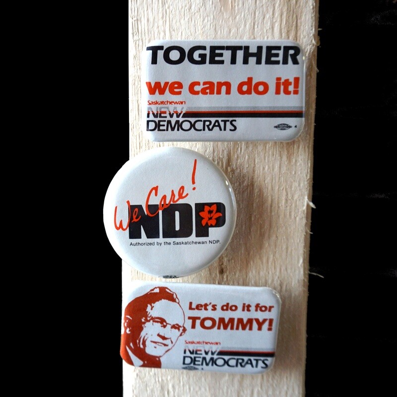 Vintage NDP Button 3-Pack