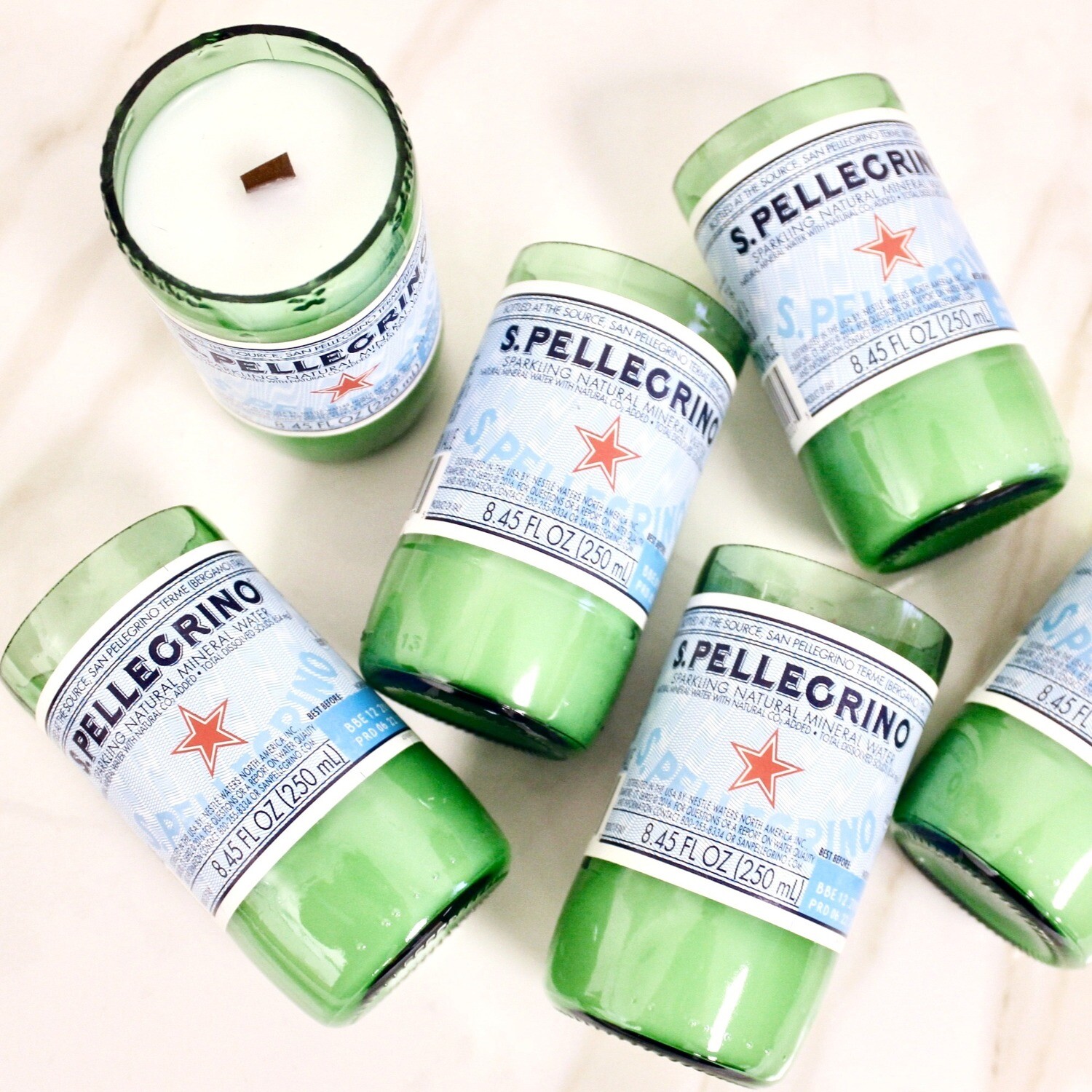750ml Pellegrino Candle Package