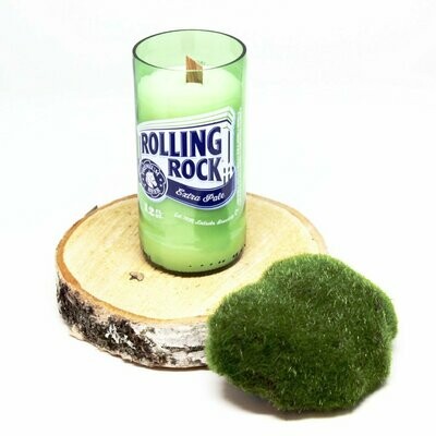 Rolling Rock Beer Candle