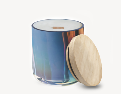 Iridescent Slate Candle