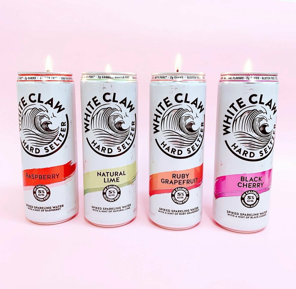 White Claw Variety Candle Package