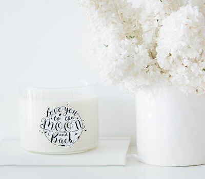 Love You To The Moon And Back Candle