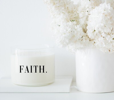 FAITH. Wholesale Candle Set of 6