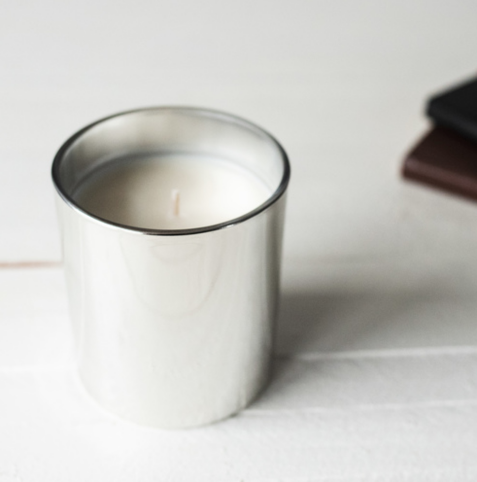 Silver Plated Tumbler Candle Package