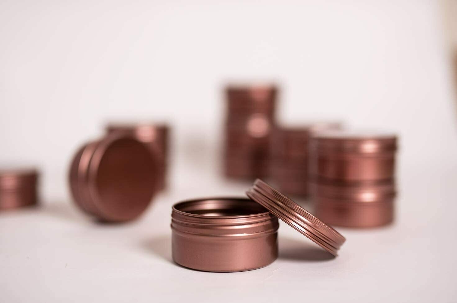 Rosy Brown 3 oz Tin Candle - No Label